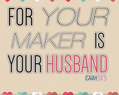 For your Maker is your Husband