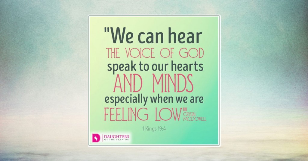 FB_We can hear the voice of God speak to our hearts and minds especially when we are feeling low