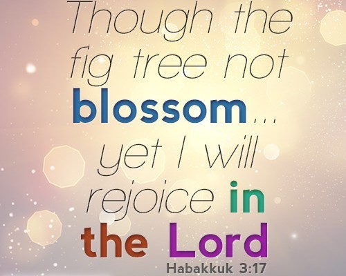 Though the fig- tree not blossom