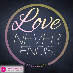 Love never ends