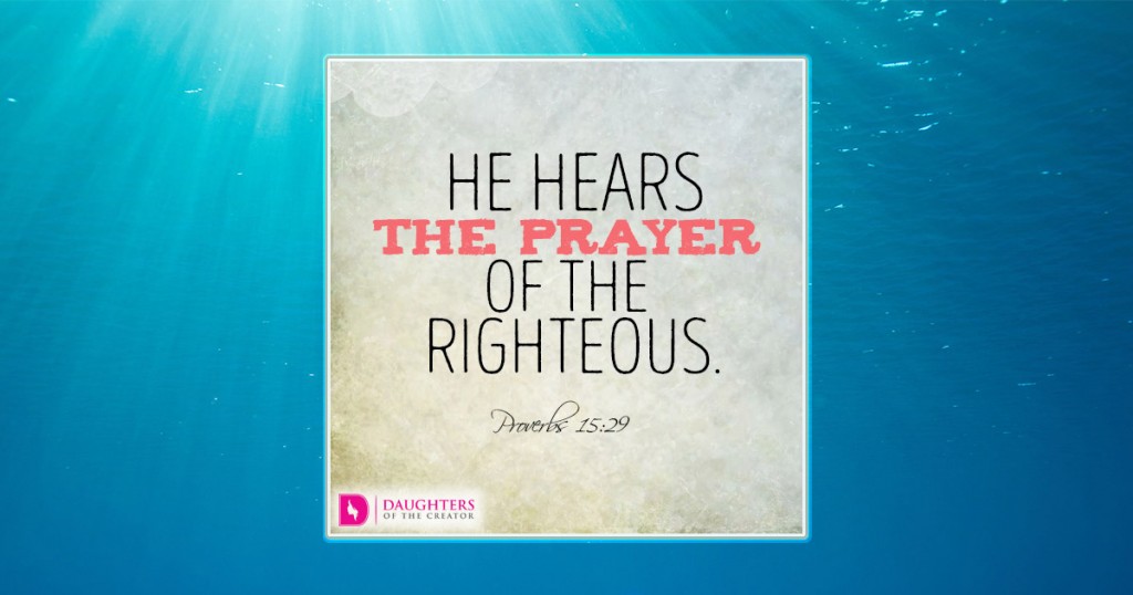 FB_He hears the prayer of the righteous