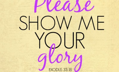 Please show me your glory