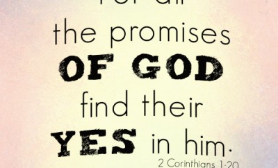 For all the promises of God find their Yes in him