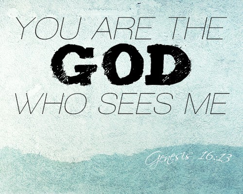 You are the God who sees me