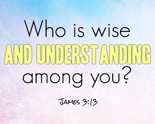 Who is wise and understanding among you