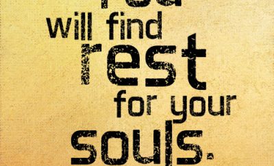 You will find rest