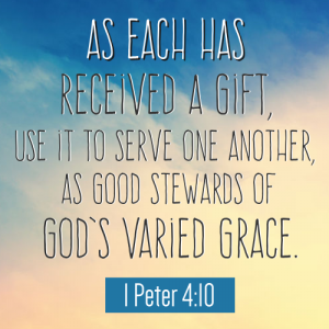 1 peter 4:10