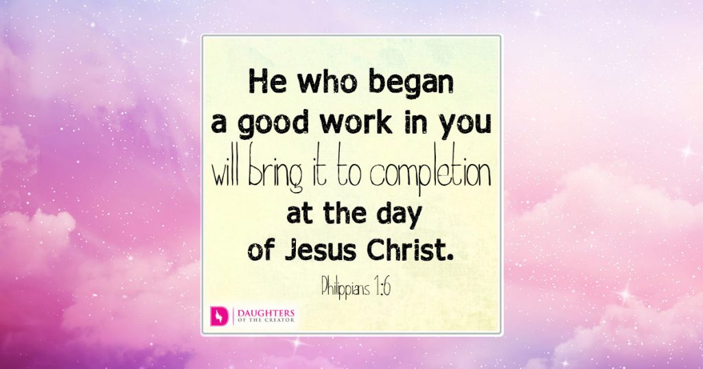 FB_FB_He who began a good work in you will bring it to completion at ...